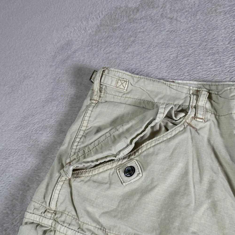 Polo Ralph Lauren Cargo Shorts‎ Mens 30 Beige Relaxed Fit Drawstring Drill Khaki